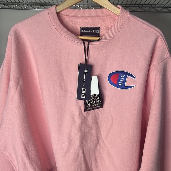 NO OFFERS - 💗 KITH CHAMPION CREW NECK PULLOVER & SWEAT PANTS - Picture 6 of 9